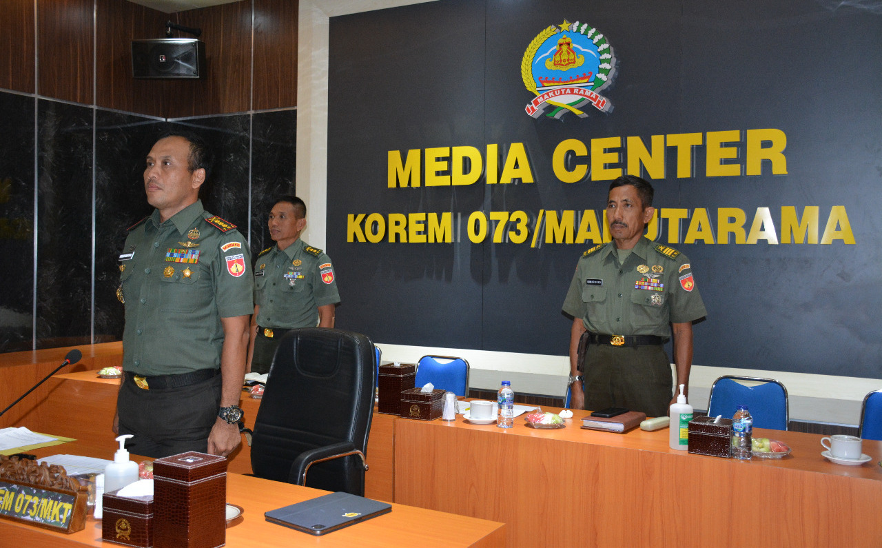 Danrem 073/Mkt Ikuti Pelatihan Teknis Percepatan Penurunan Stunting